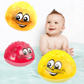 Интерактивная игрушка для купания «Забавный Смайлик фонтанчик» | Музыка, свет без выбора цвета
