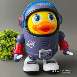 Детская интерактивная игрушка танцующий «Утенок-Космонавт» | музыка, танцует